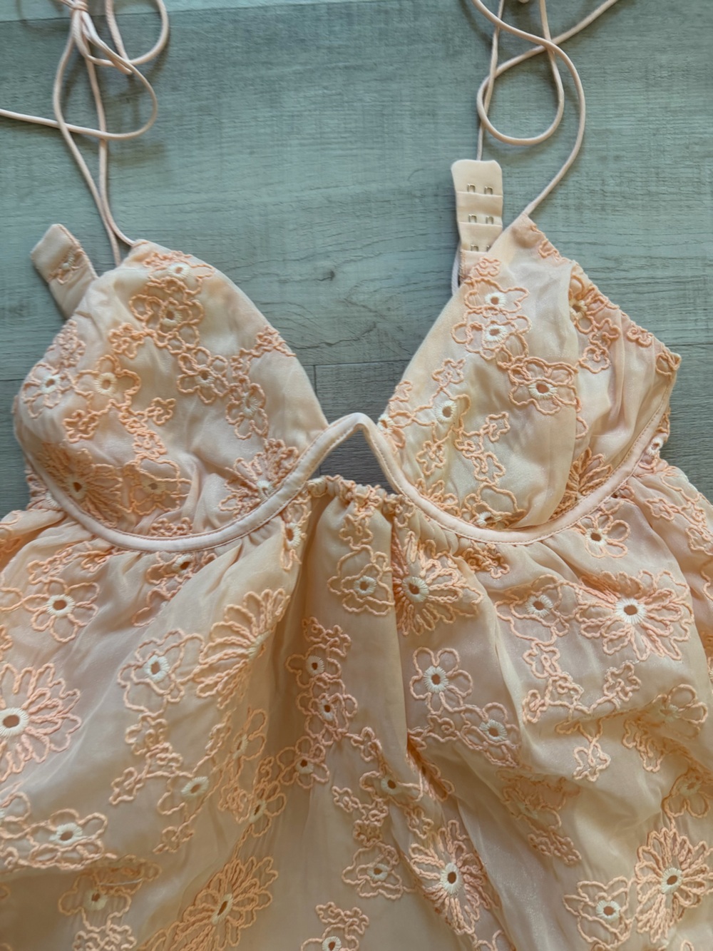For Love & Lemons Peach Mini Dress - Picture 6 of 12